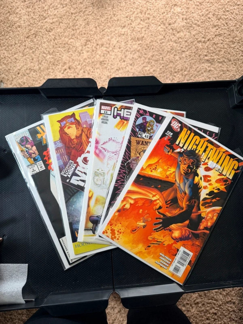 5 Comic Book Bundle Marvel Wolverine Young Animal Vintage Comics 1110